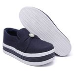 Slip On Pérola Sola Alta Jeans DKShoes