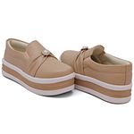 Slip On Pérola Sola Alta Rosê DKShoes