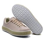 Tênis Casual Pietra Corda Rosê DKShoes