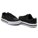 Tênis Casual Pietra Listra Preto DKShoes