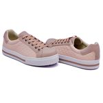 Tênis Casual Pietra Matelassê Rosê DKShoes