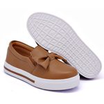 Slip On Siena Laço Deitado Caramelo DKShoes