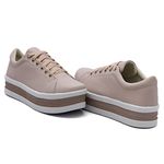 Tênis Casual Siena Sola Alta Rosê DKShoes