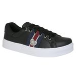 Tênis Casual Coração Preto DKShoes