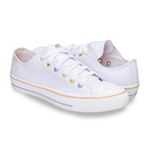 Tênis KC Star Branco Colorido Feminino
