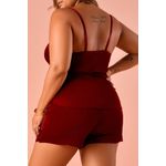 Baby Doll Ritati Plus Size em Liganete e Renda Divino