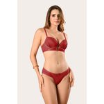 Conjunto Em Tule Texturado e Renda Divino