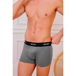 Cueca Microfibra Boxer Cinza