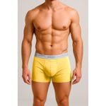 Cueca Microfibra Boxer Amarela
