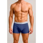 Cueca Microfibra Boxer Azul 