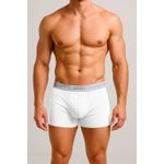 Cueca Microfibra Boxer Branca