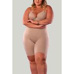 Macaquinho Modelador Plus Size Ritati em Cetinete