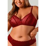 Sutiã Ritati Confort Plus Size Micro e Renda