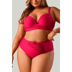 Conjunto Ritati Plus Size Fio em Microfibra Texturada e Renda