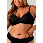 Sutiã Ritati Confort Plus Size Micro e Renda