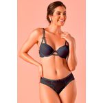 Calça Tanga Ritati em Renda Preto