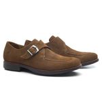 Sapato Masculino Monk Strap Ferrugem Doheny