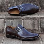 Sapato Masculino Monk Strap Café Corona