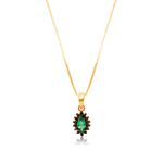 Gargantilha De Esmeralda e Diamantes