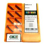  Inserto Pastilha Bedame 3mm Oke Mgmn 300 Aço E Inox 