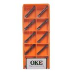  Inserto Pastilha Bedame 3mm Oke Mgmn 300 Aço E Inox 