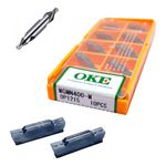  Inserto Pastilha Bedame 4mm Oke Mgmn 400 Aço E Inox 