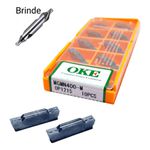  Inserto Pastilha Bedame 4mm Oke Mgmn 400 Aço E Inox 