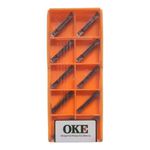  Inserto Pastilha Bedame 4mm Oke Mgmn 400 Aço E Inox 