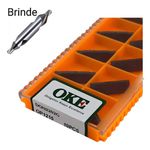  Inserto Pastilha Bedame Corte Dgn2202c Oke 2mm Aço E Inox 