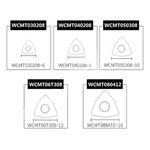  Videa Pastilha Inserto Wcgx050208-ha Alumínio Korloy