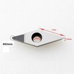  Pastilha De Diamante P/roda De Alumínio Especial Raio 02