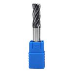 Fresa Topo Metal Duro 10mm 4 Cortes Com Cobertura Tialn