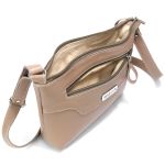 Bolsa Feminina Transversal Pequena em Couro Legitimo Fendi