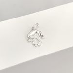 Pingente Menina com Zirconia Prata 925