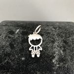 Pingente Menino Zirconia Prata 925