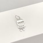 Pingente Menino Zirconia Prata 925