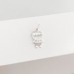 Pingente Menino Zirconia Prata 925