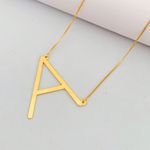  Corrente Inicial Banhado a Ouro 18k