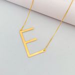  Corrente Inicial Banhado a Ouro 18k