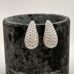 Brinco Gota Grande com Zirconia Prata 925