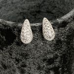 Brinco Gota Pequena com Zirconia Prata 925