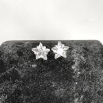Brinco Estrela Zirconia Cristal 8x8mm Prata 925