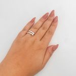 Anel Prata Legítima 925 Prego Liso Sofisticado