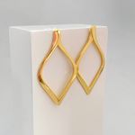 Brinco Losango Banhado a Ouro 18k
