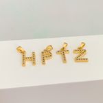Pingente Letras Banhado a Ouro 18k
