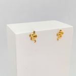 Brinco Cobra Banhado a Ouro 18k 