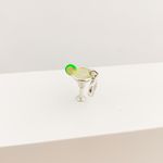 Berloque Taça Resina Prata 925