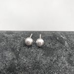 Brinco Baby Bola 4mm Lisa Prata 925