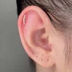 Piercing Cravejado de Zircônia Prata 925 