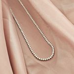 Colar Riviera Cristal Prata 925